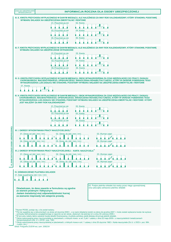 IROU-zal Informacja roczna dla osoby ubezpieczonej - załącznik