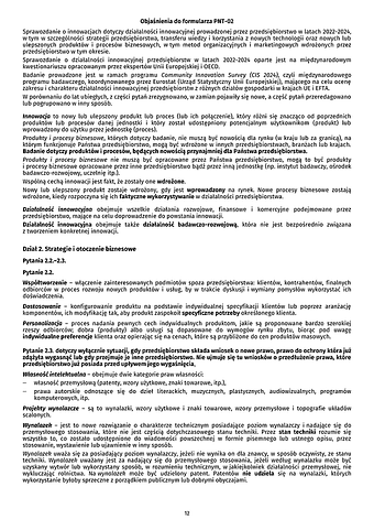 GUS PNT-02 obj. (2022-2024) Sprawozdanie o innowacjach w przemyśle za lata 2022–2024