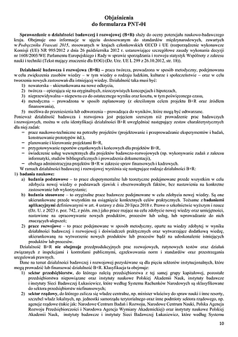 GUS PNT-01 obj (2025) Sprawozdanie o działalności badawczej i rozwojowej za 2025 r.
