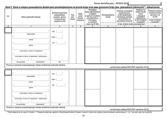 GUS SP (2025) s.15 Roczna ankieta przedsiębiorstwa za rok 2025 - załącznik strona 15