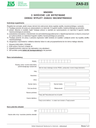 ZUS ZAS-23 (archiwalny) Wniosek o skrócenie/wstrzymanie okresu wypłaty zasiłku macierzyńskiego - wersja papierowa