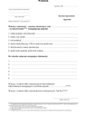 WoRWZP-Zgorz (archiwalny) Wniosek o rejestrację, czasową rejestrację, wyrejestrowanie i zawiadomienie o pojeździe Zgorzelec